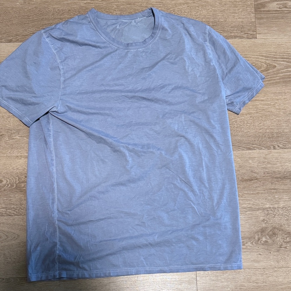 lululemon athletica fundamental Sky Blue Short Sleeve Tee